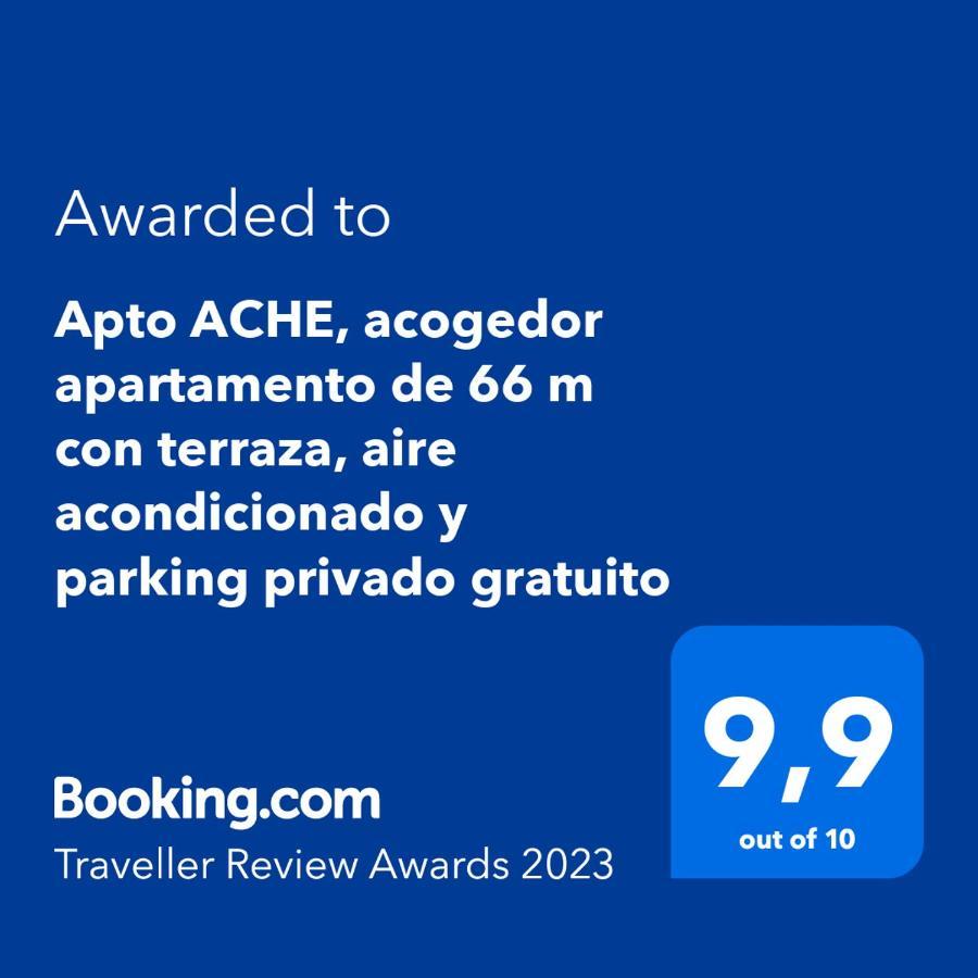 Apto Ache, Acogedor Apartamento De 66 M Con Terraza, Aire Acondicionado Y Parking Privado Gratuito Apartment Los Abrigos Bagian luar foto